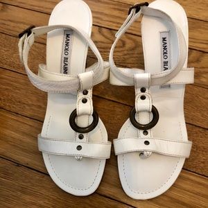 Manolo Blahnick vintage leather sandals